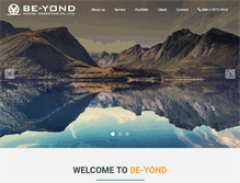 Tablet Screenshot of be-yond.com.tw